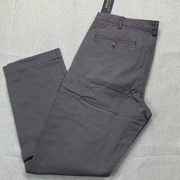 Ralph Lauren Other - RALPH LAUREN Mens Gray Straight Leg Stretch Straight Fit Chino Pants 36 X 32